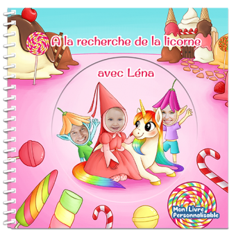 Livre personnalisé enfant licorne