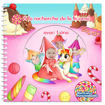 Livre personnalisé enfant licorne